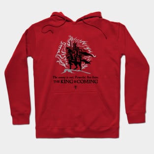 The King is Coming - The enemy is real Hoodie